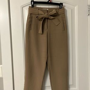 Wilfred Tie Light Tan Dress Pants